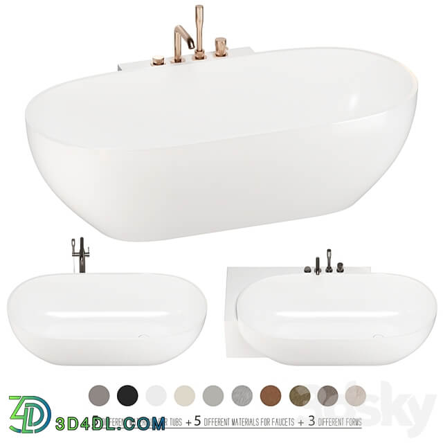 REXA HOLE bathtubs set 01