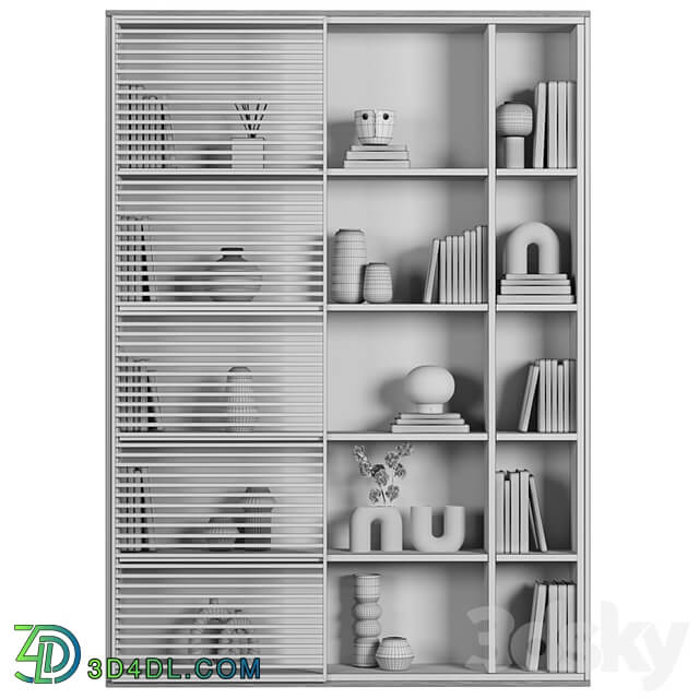 Cabinet with shelves 041
