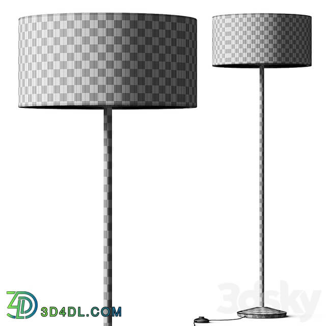 Zara Home Wooden Body Floor Lamp