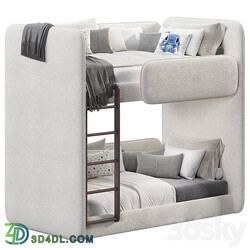 Double soft kids bed 