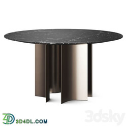 Lema Gullwing Round Dining Table 