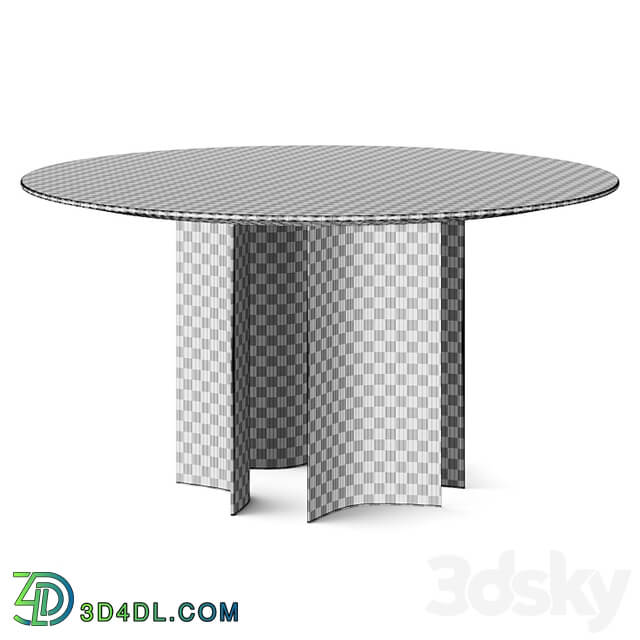 Lema Gullwing Round Dining Table