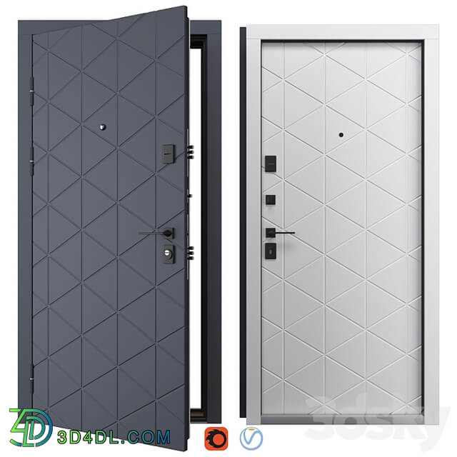 Entrance metal door Bacardi (QDoors)