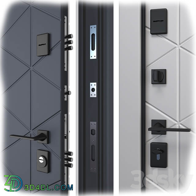 Entrance metal door Bacardi (QDoors)