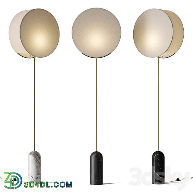 Simone and Marcel Pendolo Floor Lamp