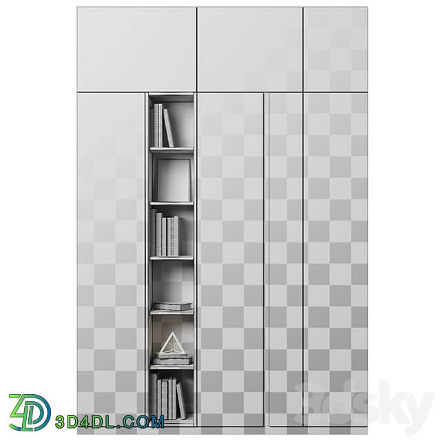 Cabinet with shelves 73
