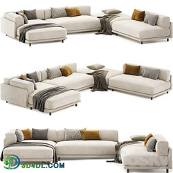 Sunday J Sectional Sofa with Chaise 