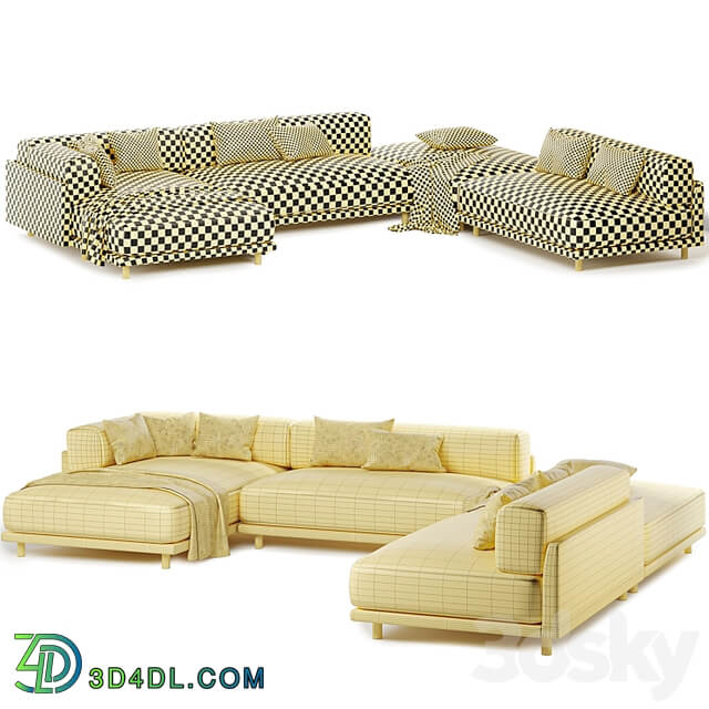 Sunday J Sectional Sofa with Chaise