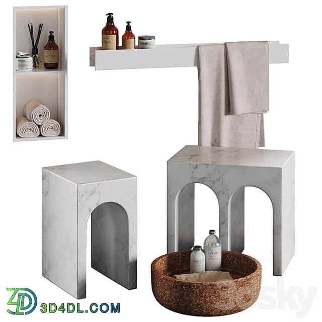 Decorative bathroom set Antonio Lupi Design