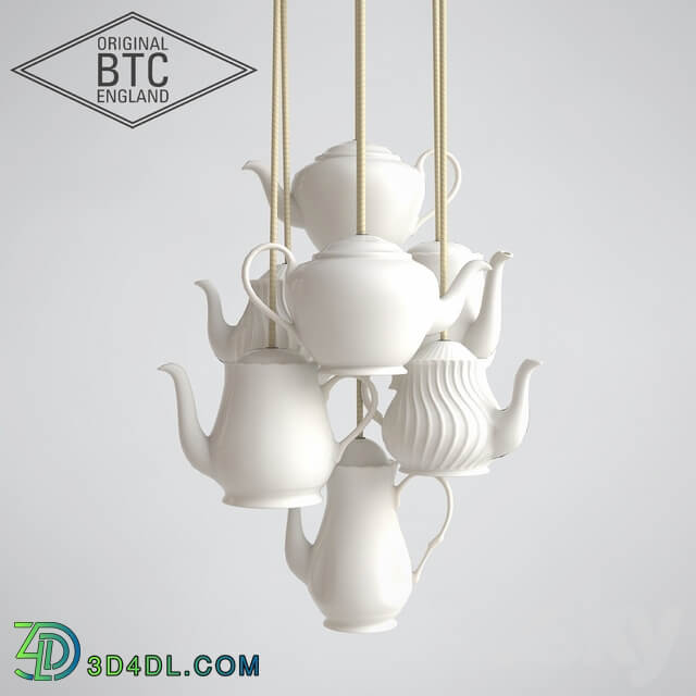 Original BTC Teapot Pendant light 3D Models