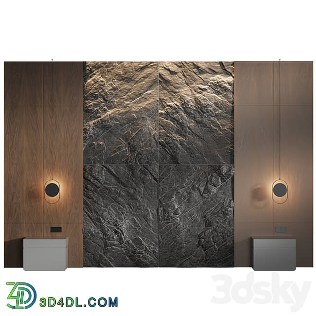 Rock Headboard 04 | Headboard