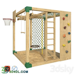 Sports game complex "Game cube". Playground 