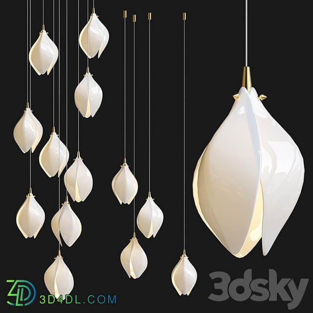 Bloom Pendant 9,3,1 lights