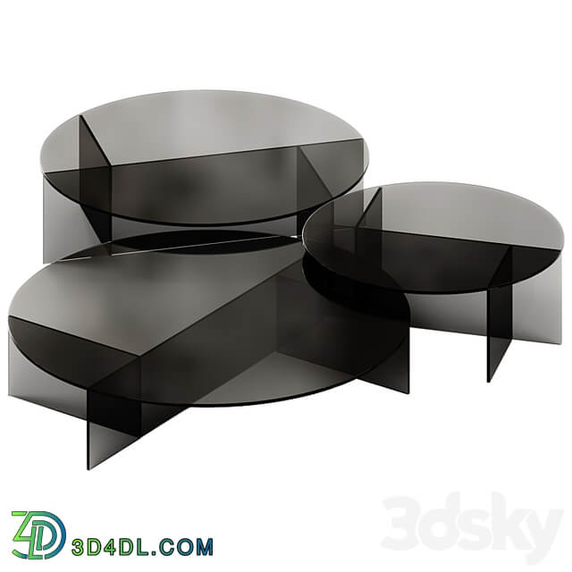 SESTANTE Round Coffee Tables by Tonelli Design