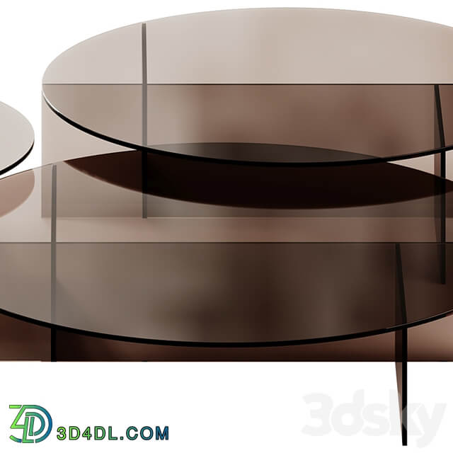 SESTANTE Round Coffee Tables by Tonelli Design