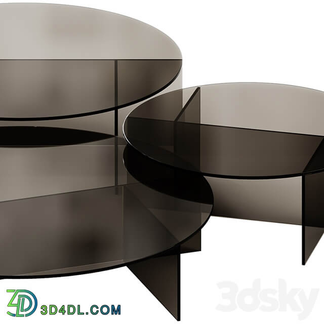 SESTANTE Round Coffee Tables by Tonelli Design