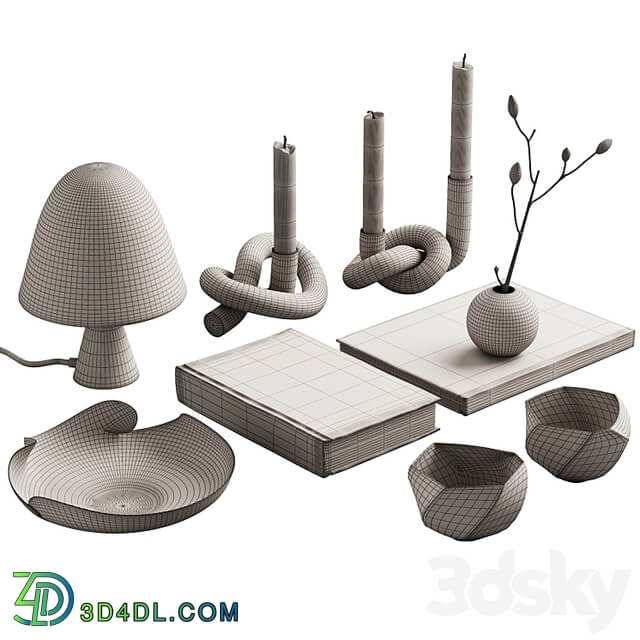 372 decorative set 040 japandi accessories kit 02