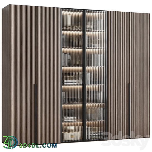 Modular cabinets in modern style 81