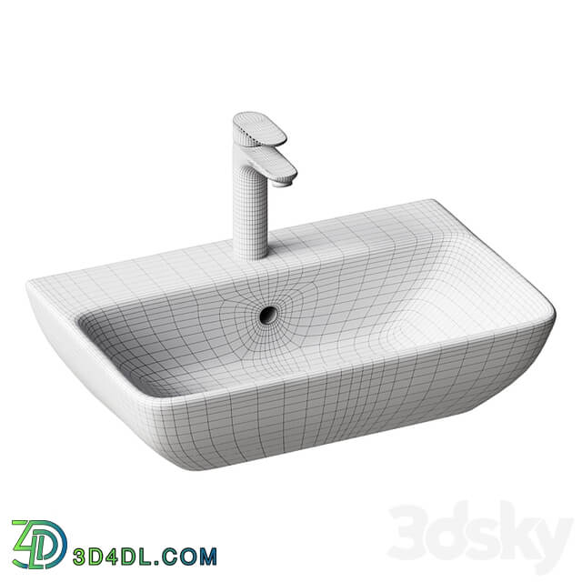 Wall hung washbasin 60 cm Duravit Me by Starck 2343600000