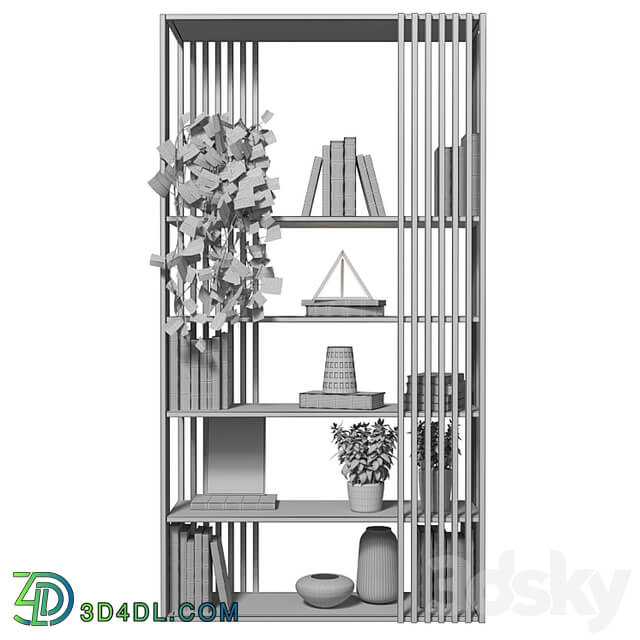 Rack and Bookcase 90