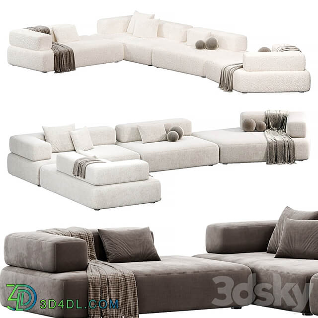 CHOLET Sectional Sofa 3 By HESSENTIA Cornelio Cappellini