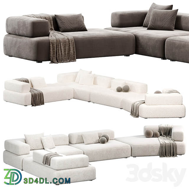 CHOLET Sectional Sofa 3 By HESSENTIA Cornelio Cappellini