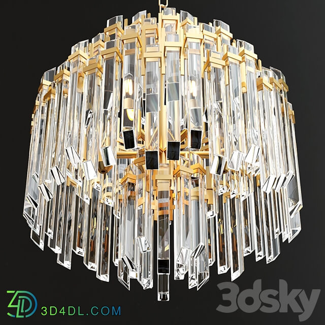 ADELE Four Tier Waterfall Chandelier