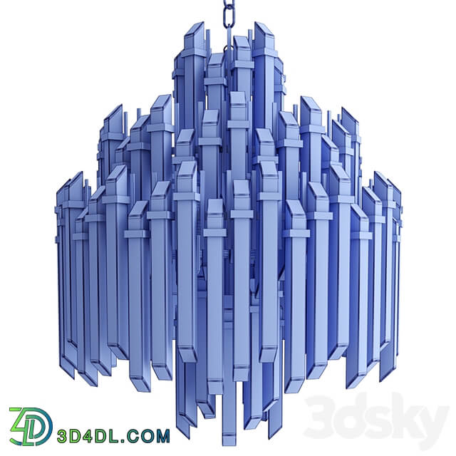 ADELE Four Tier Waterfall Chandelier