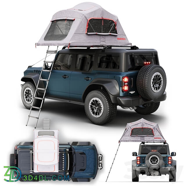 ford bronco raptor rooftop tent