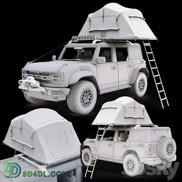 ford bronco raptor rooftop tent