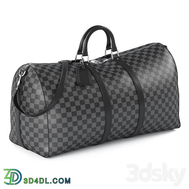 LOUIS VUITTON Keepall 60 Black