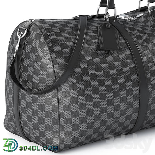 LOUIS VUITTON Keepall 60 Black