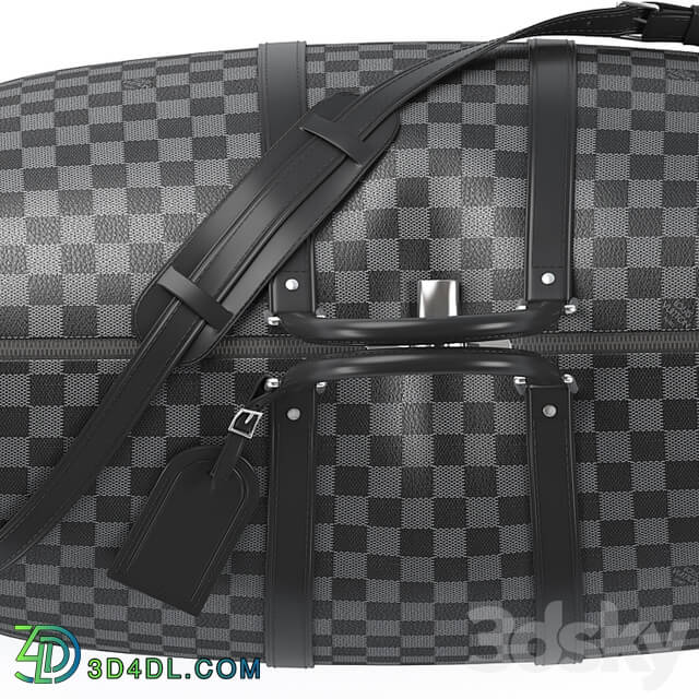 LOUIS VUITTON Keepall 60 Black