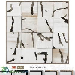 Large Abstract Neutral Wall Art C 921 