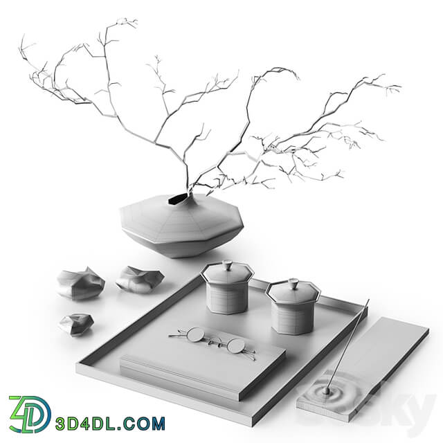 Japandi decorative set