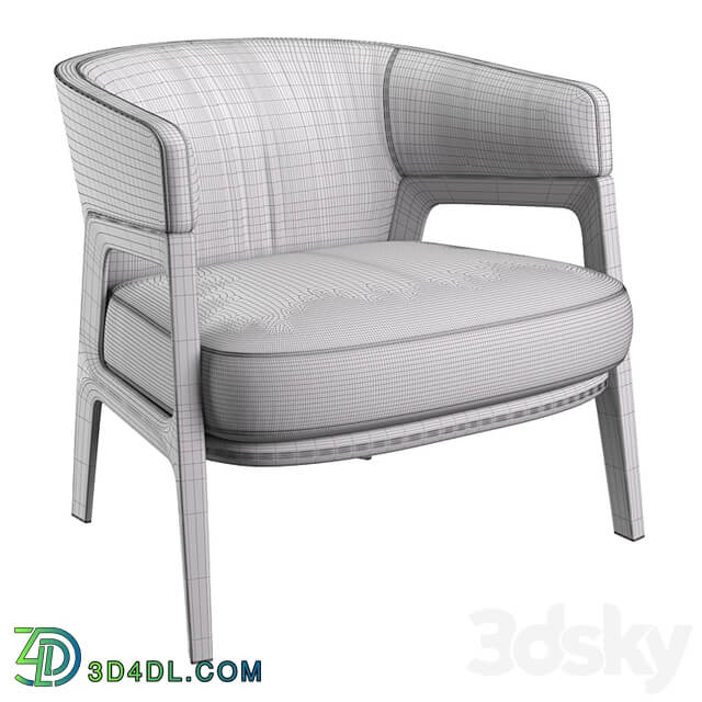 Duo Lounge armchair by Poltrona Frau