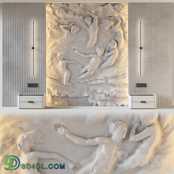 HEADBOARD 3D wall panel 002 