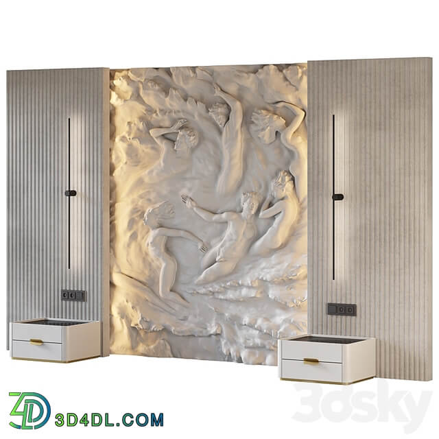 HEADBOARD 3D wall panel 002