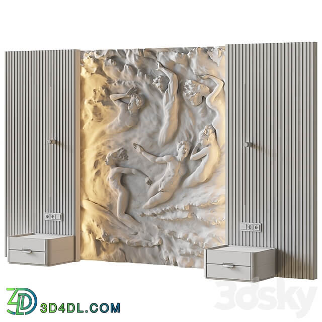 HEADBOARD 3D wall panel 002