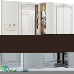 Entrance hall modular in neoclassical style 06 
