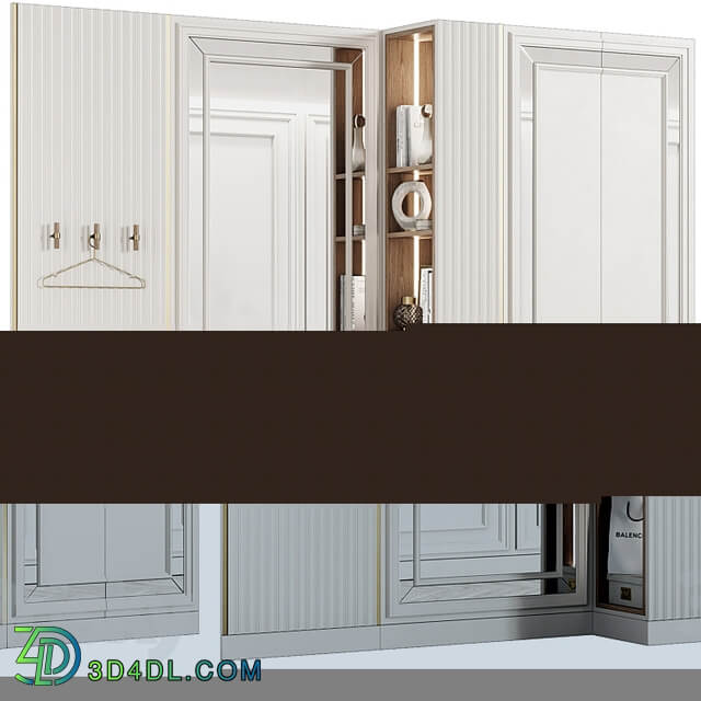 Entrance hall modular in neoclassical style 06