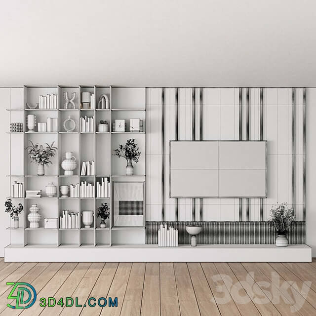 Tv Wall Set 09