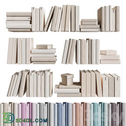 7colors monochrome books set 