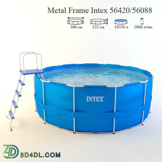 Frame pool Intex 322 cm Other 3D Models