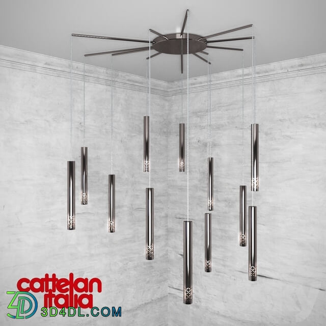 Cattelan Stilo Pendant light 3D Models