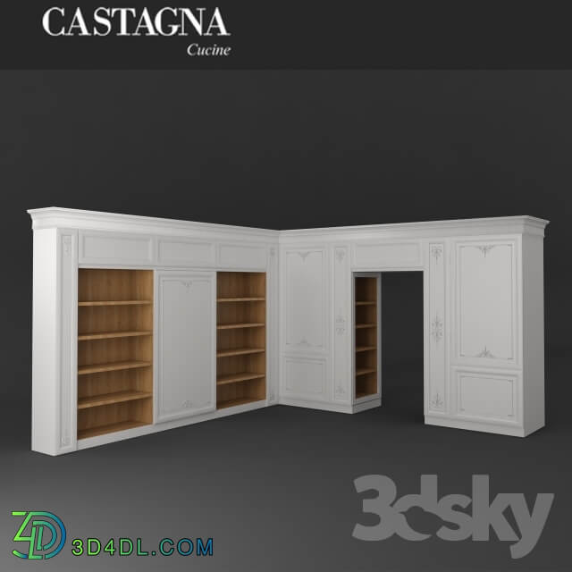 Wardrobe Display cabinets Boiserie CASTAGNA Princess