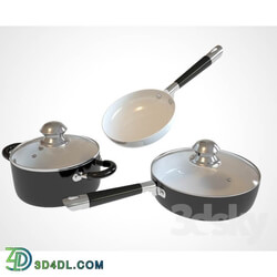 Tableware pots and pans 