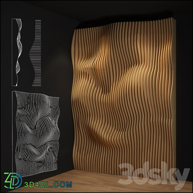 parametric wall 3D Models