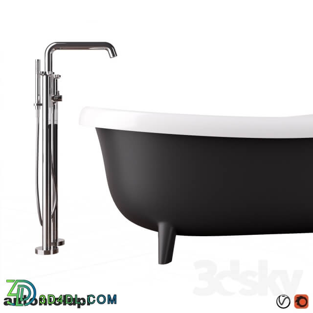 Antonio Lupi Suite bath Timbro freestanding bath tap