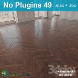 Wood Herringbone parquet scratched 49 without the use of plug ins  